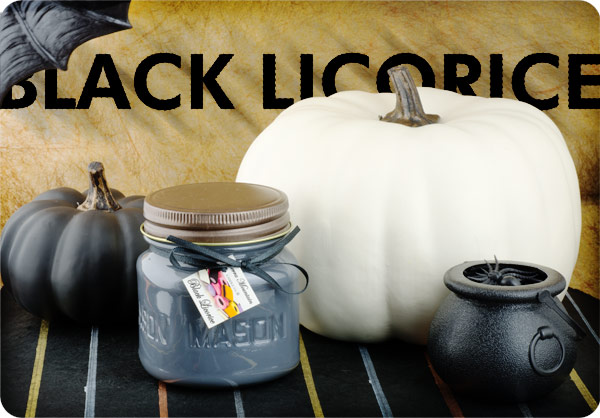 Experience the unique fall fragrance of black licorice