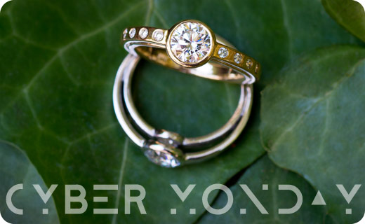 Balance lab grown diamond rings
