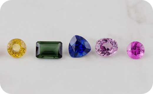 Beautiful sapphire loose stones