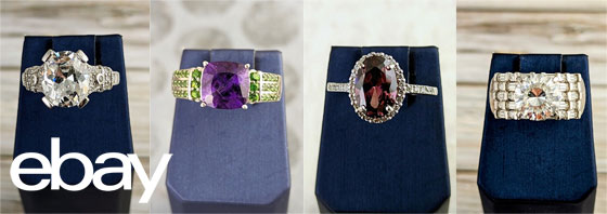 Collection of rings available now on our eBay shop