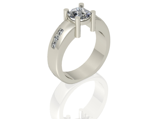 WHAT IS A DIAMOND ENGAGEMENT RING WITH A CATHEDRAL SETTING?