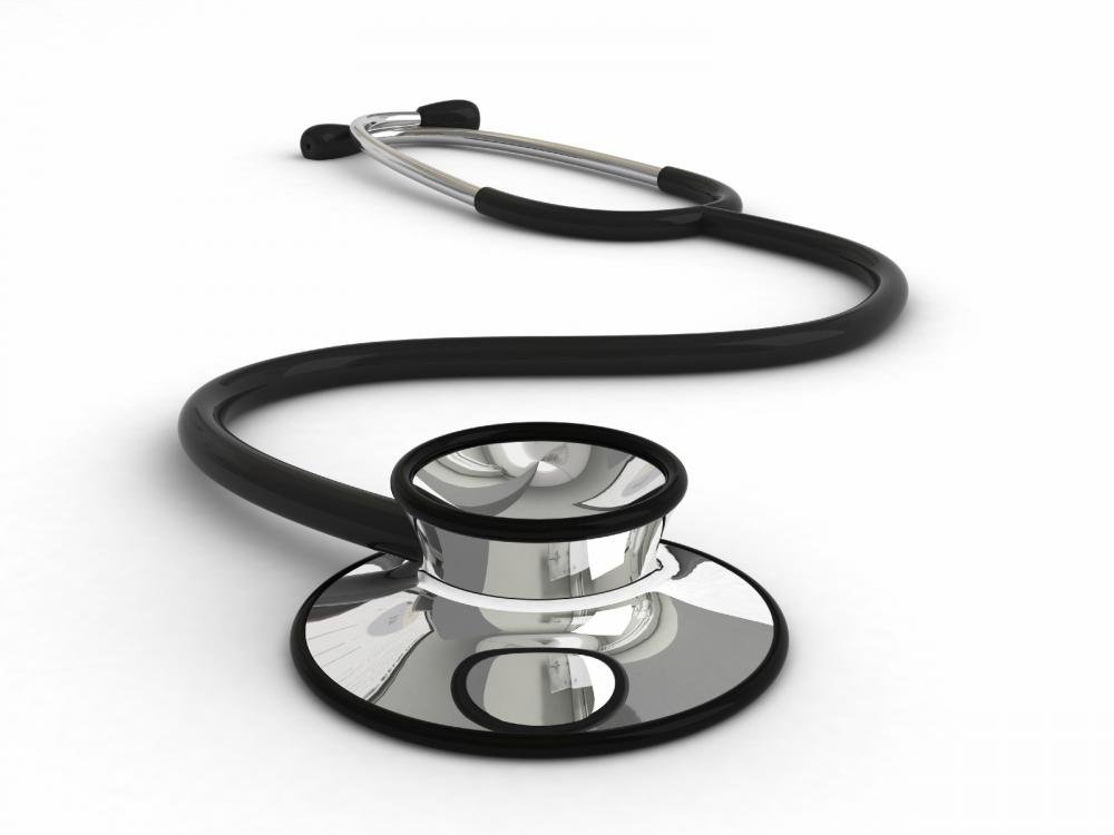A computer rendering of a doctors stethoscope