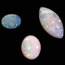 Loose opal gemstones