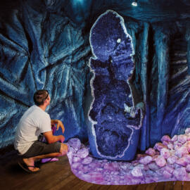 A massive amethyst geode called The Empress of Uraguay