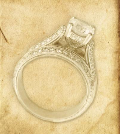 The engagement ring history stretches back thousands of years