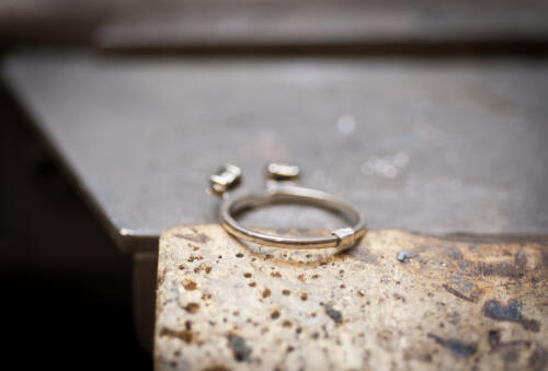 We add metal when we size rings up