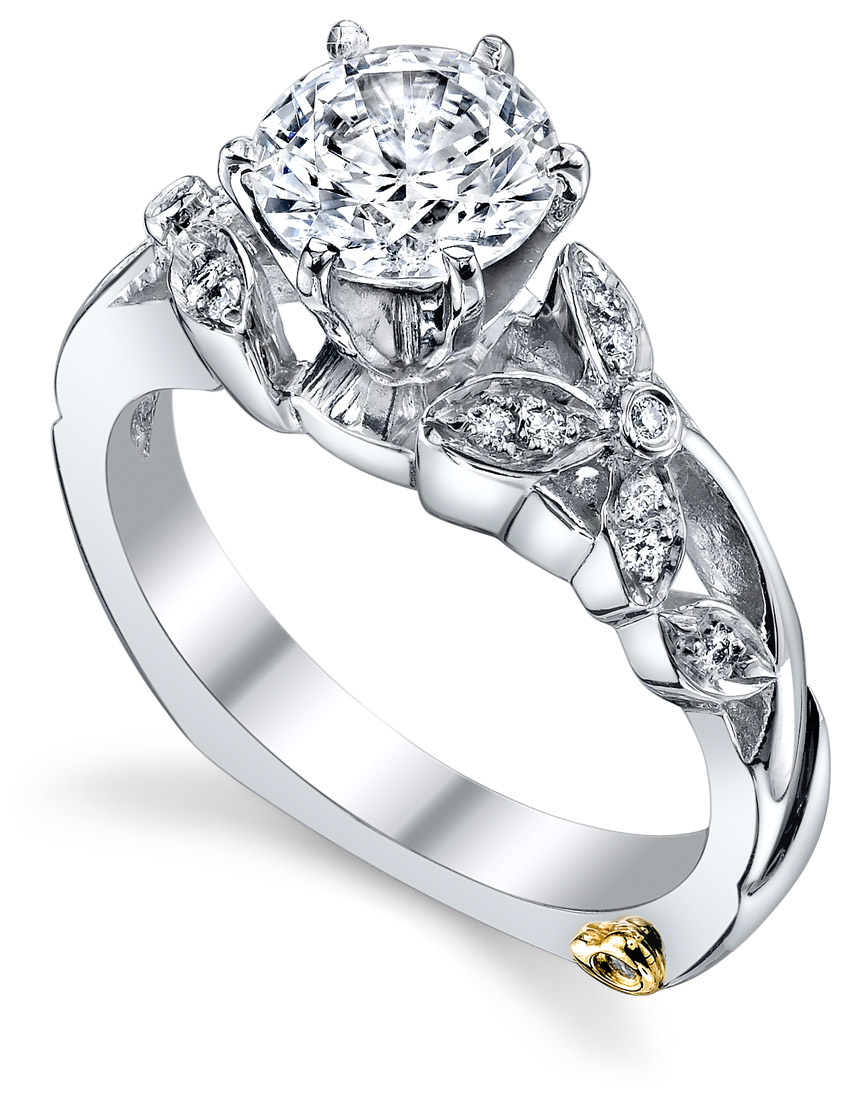 Mark Schneider Adore Floral Engagement Ring