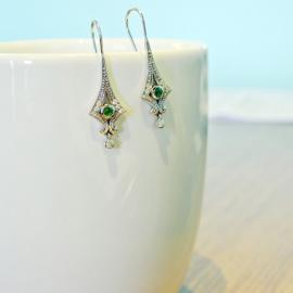 Estate earrings on Etsy