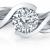 Mark Schneider Fire Contemporary Engagement Ring Top View