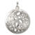 Round Domed Pendant with Oval Cutouts