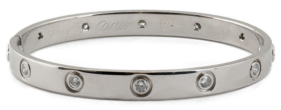 Cartier Love Bracelet 1997 With Diamonds Cartier Love Bracelet 1997 With Diamonds