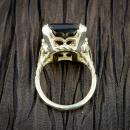 Smoky Quartz Custom Statement Ring - Top