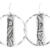Geometric Bar Hoop Earrings