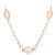 Rose Quartz Bezel Necklace