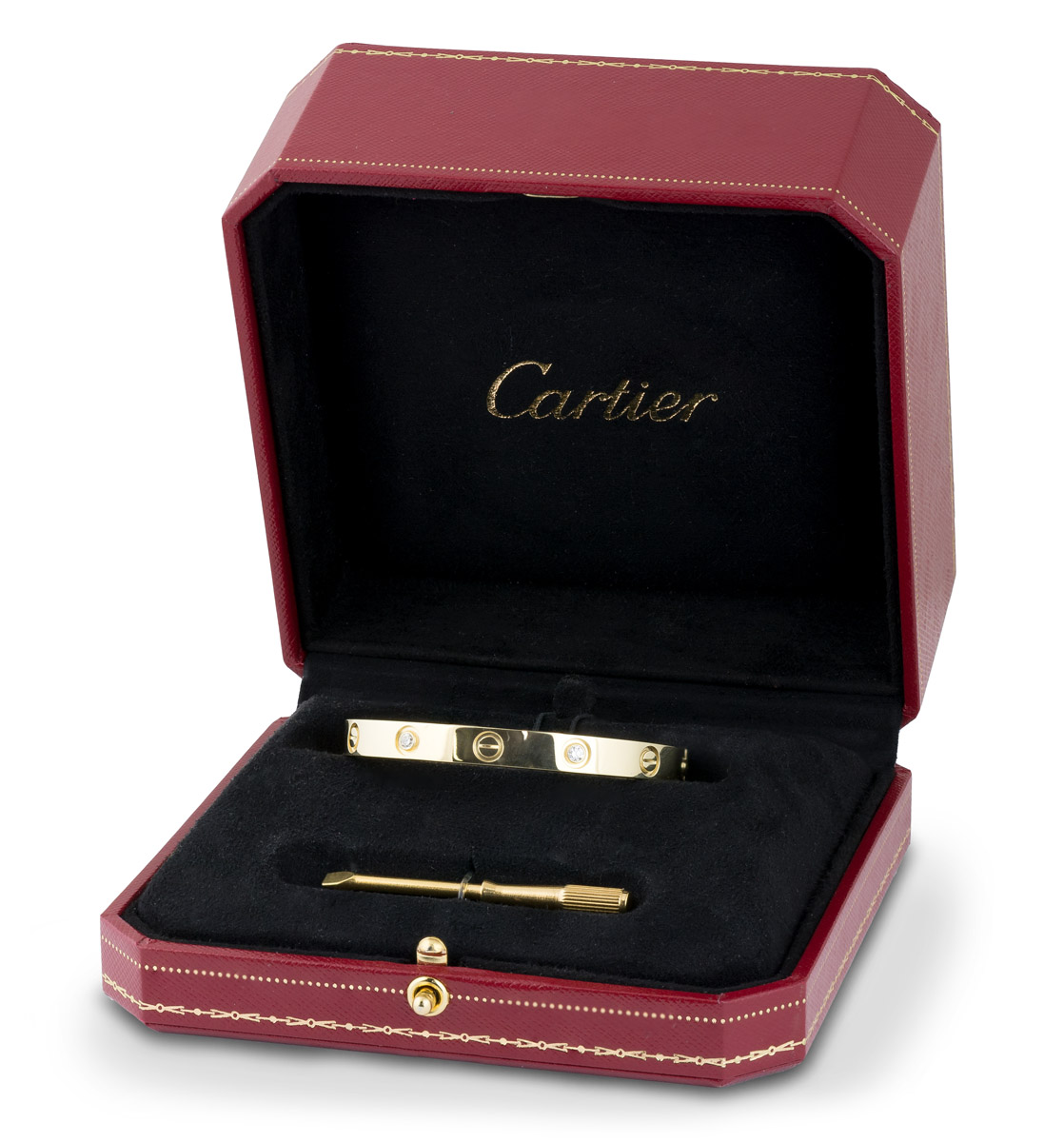 Cartier Love Bracelet Yellow Gold With Diamonds 8605 Arden Cartier Love Bracelet Yellow Gold With Diamonds Box