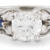 Diamond Engagement Ring with Marquise Sapphire Accents