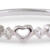 Minimalist Heart Band with Diamond Accents