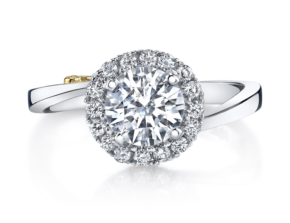 Mark Schneider : Angelic Contemporary Engagement Ring