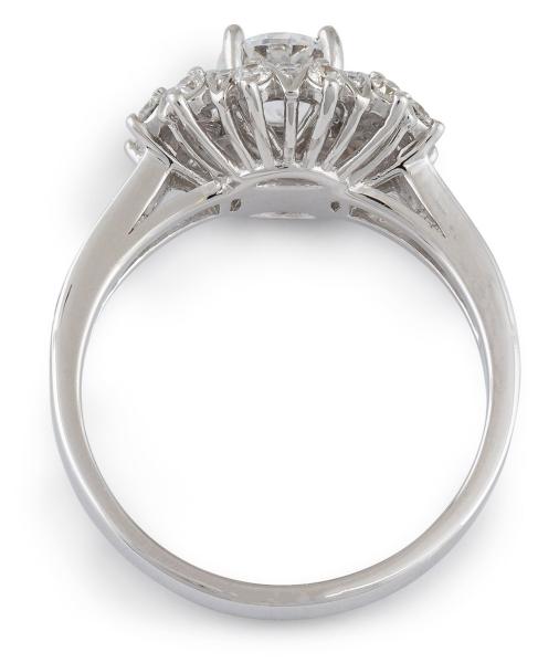 Vintage Inspired Sunburst Halo Engagement Ring : 41310 : Arden Jewelers
