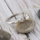 Celtic Knot Diamond Solitaire Engagement - 2