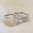 Custom Diamond Wedding Set