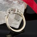 Custom Five Stone Diamond Engagement Ring - 1