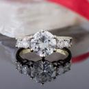 Custom Five Stone Diamond Engagement Ring