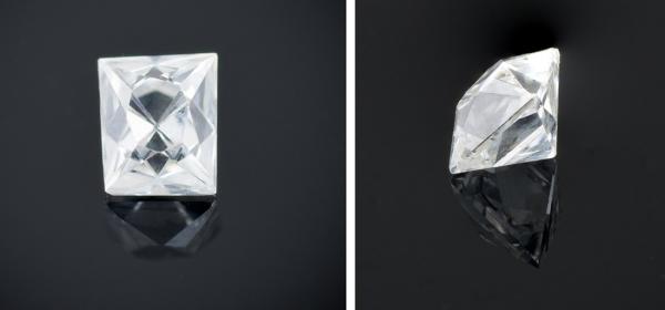 French cut diamond example