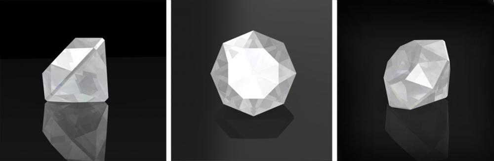 Mazarin or double cut diamond example