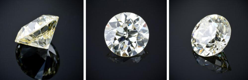 Old European cut diamond example