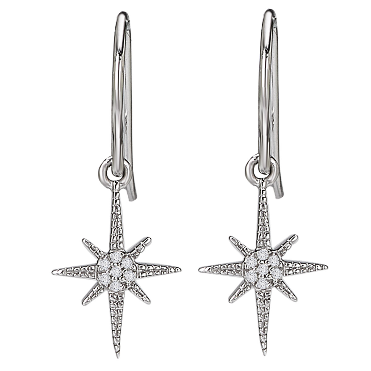 North Star Diamond Earrings