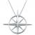True North - Sterling Silver North Star Necklace