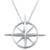 True North - Sterling Silver North Star Necklace