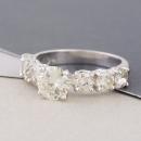 Custom Seven Stone Diamond Engagement Ring