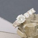 Custom Seven Stone Diamond Engagement Ring