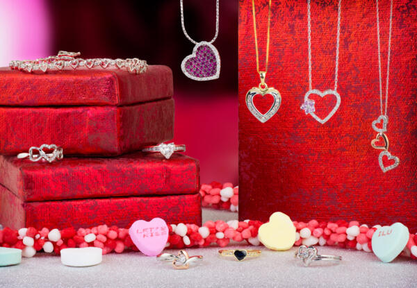 Valentines Day heart jewelry ideas