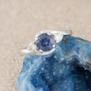 Sapphire and Diamond Engagement Ring