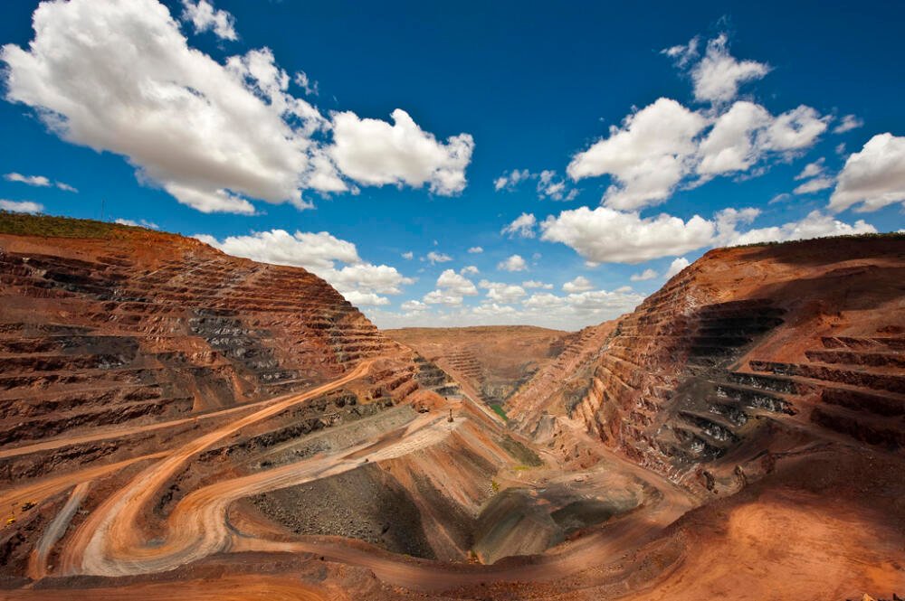 The Argyle diamond mine in Australia