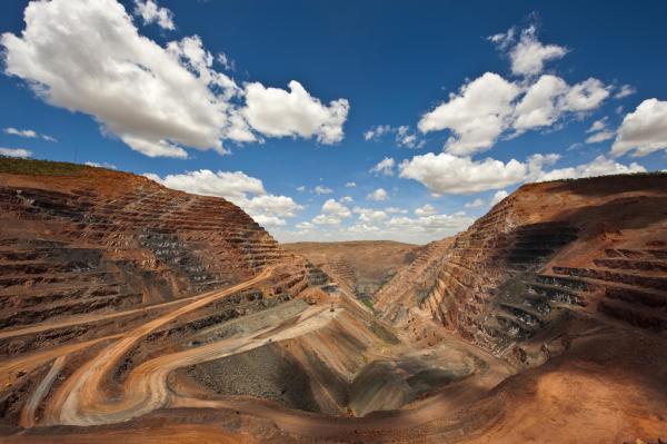 The Argyle diamond mine in Australia