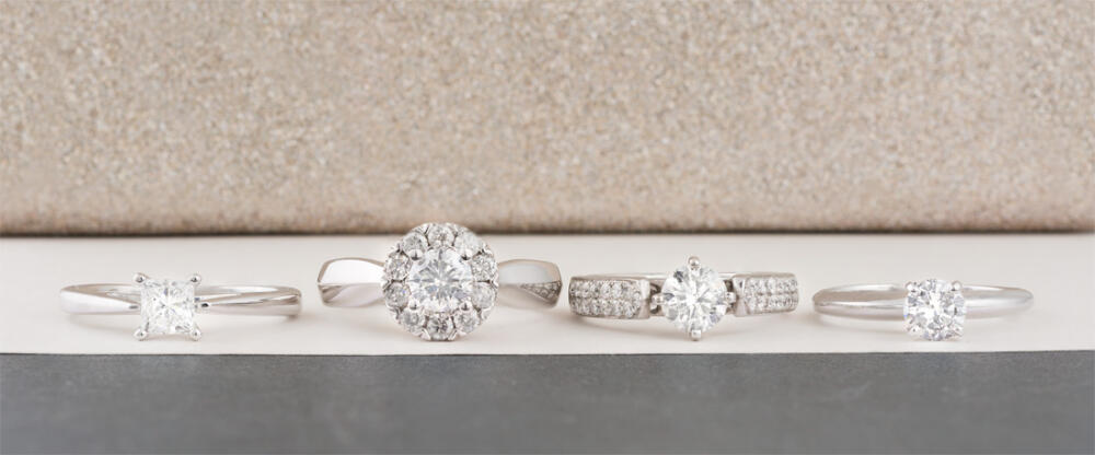 The different parts of an engagement ring