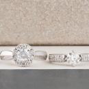 The different parts of an engagement ring