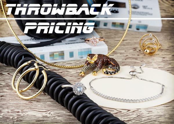 Throwback pricing on vintage and modern jewelry