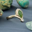 Nephrite Jade Ring with Diamond Accents-5