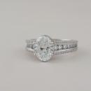 Custom Oval Brilliant Diamond Engagement Ring -2