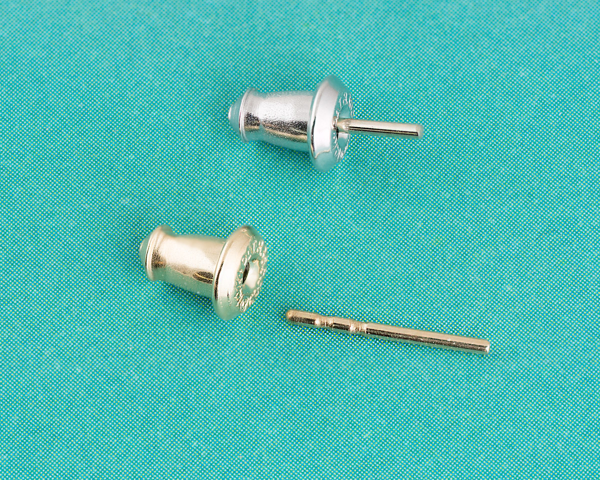 Pierced earring backs-4 types