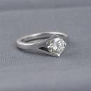 Custom Diamond Solitaire Engagement Ring3