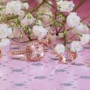 Morganite Valentines Day jewelry gifts