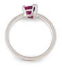 California Tourmaline : Simple Trillion Solitaire Ring through view