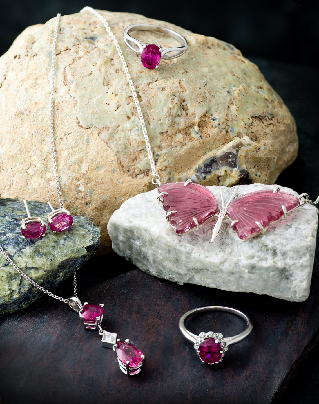 California tourmaline jewelry