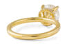 gallery view of Yellow Gold Diamond Engagement Ring with Round Hidden Halo